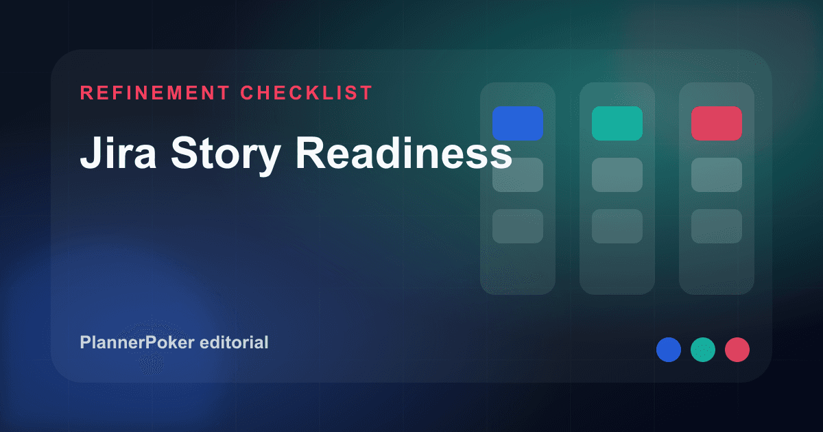 Original PlannerPoker cover illustration: Jira Story Readiness.